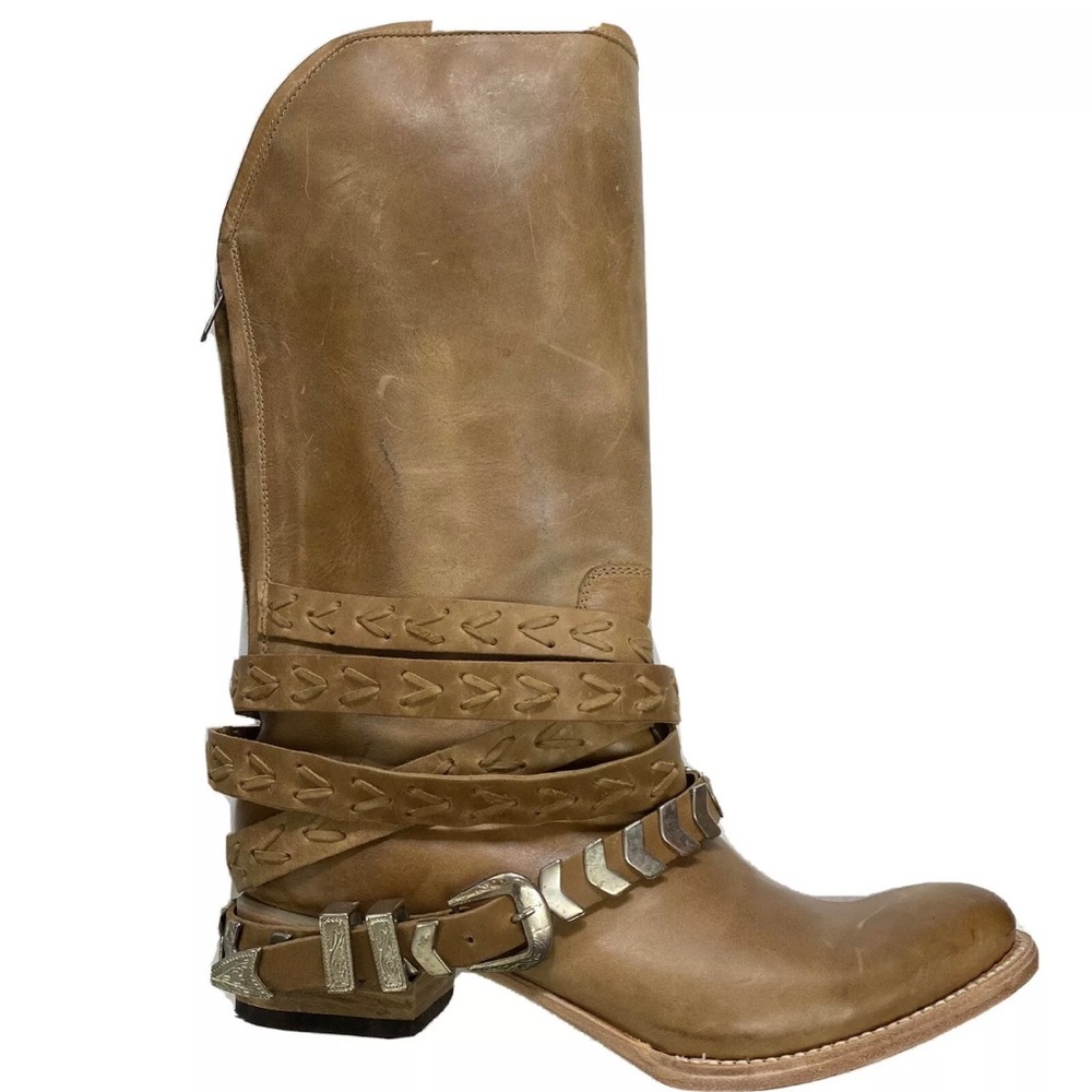 Freebird by Steven Dante Tall Tan Leather Boot